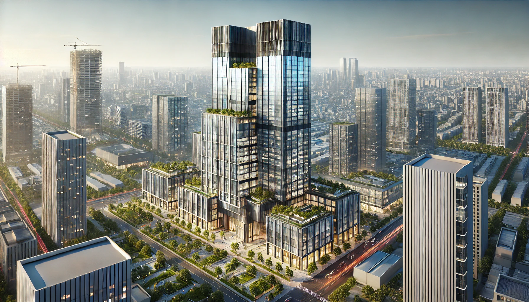 Şehir Manzarası Ofis Kulesi